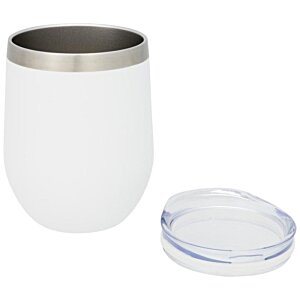 Additional Image 3 - a white and silver cup