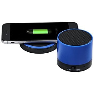 Additional Image 6 - a blue and black wireless speaker