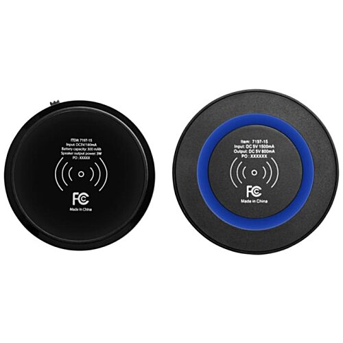 Additional Image 7 - a black and blue circle with a blue stripe