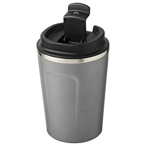 Additional Image 1 - a silver and black tumbler