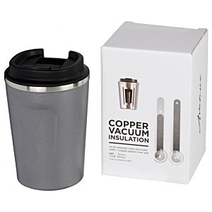 Additional Image 2 - a grey cup next to a white box