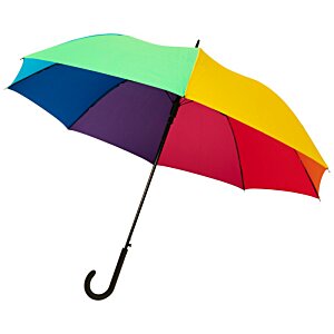 Additional Image 1 - a colorful umbrella with a black handle