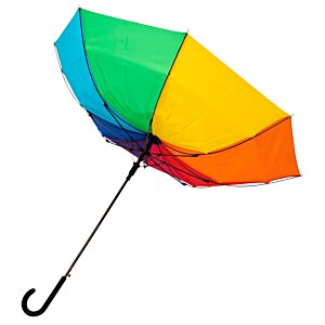 Additional Image 4 - a colorful umbrella with a black handle