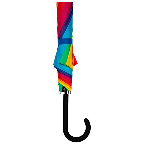 Additional Image 6 - a colorful umbrella with a black handle