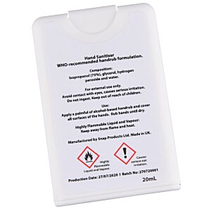 Additional Image 3 - a white rectangular object with black text and red triangle shapes