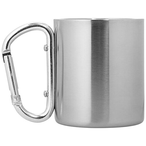 Additional Image 1 - a silver mug with a handle
