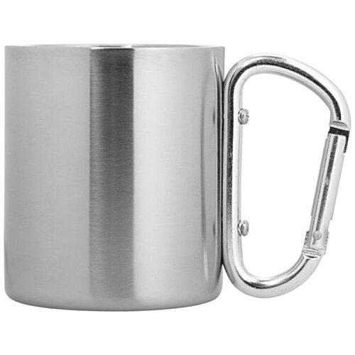 Additional Image 2 - a silver mug with a handle