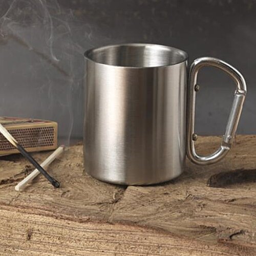Additional Image 4 - a silver mug on a wooden surface