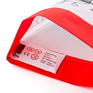 Additional Image 2 - a close up of a red and white envelope