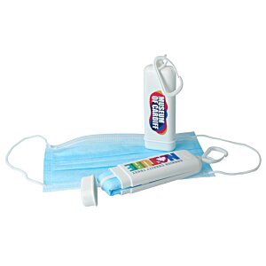 Additional Image 1 - a white bottle and a blue mask