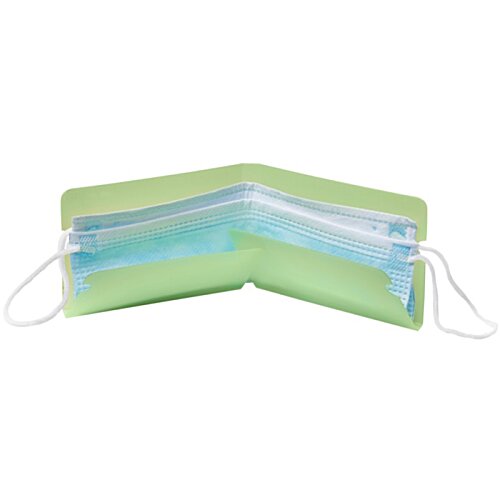 Additional Image 2 - a green and blue face mask