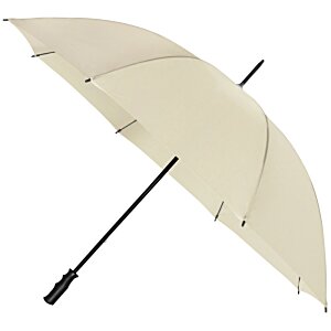 Additional Image 1 - a white umbrella with black handle