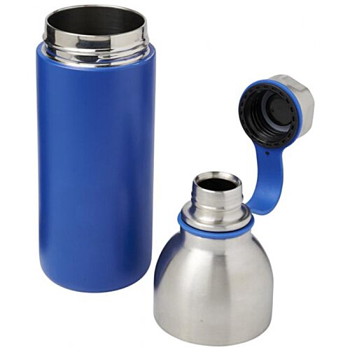Additional Image 5 - a blue and silver thermos