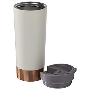 Additional Image 4 - a white and gold thermos
