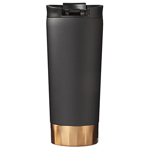 Additional Image 2 - a black and gold tumbler