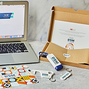 Additional Image 7 - a laptop and a piece of paper next to a cardboard box