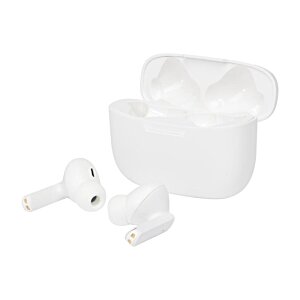 Additional Image 3 - a white ear buds and a white case