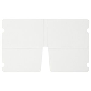 Additional Image 1 - a white rectangular object with black lines
