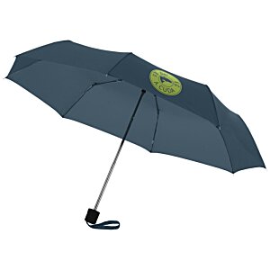 Additional Image 8 - a black umbrella with a yellow circle on it