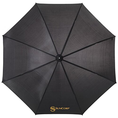 Additional Image 2 - a black umbrella with yellow text