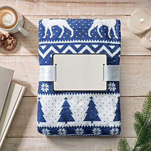 Additional Image 4 - a blue and white photo frame