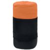 a black and orange cylinder