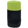 a green and black cylinder