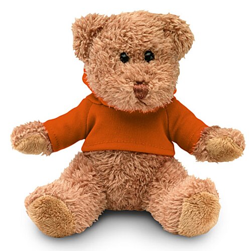 Additional Image 5 - a stuffed bear with a red shirt