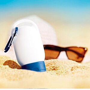 Additional Image 8 - a suntan lotion and sunglasses on sand