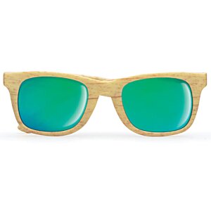 Additional Image 1 - a pair of sunglasses with green lenses