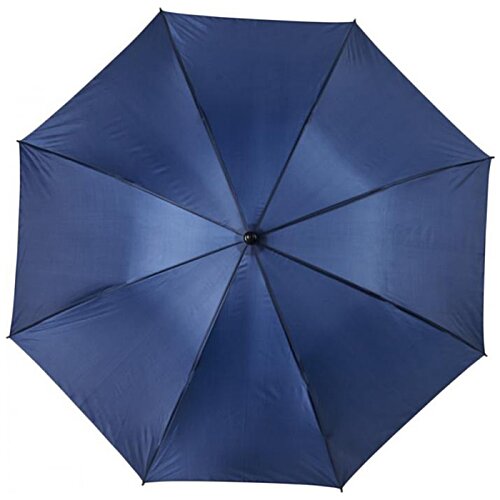 Additional Image 2 - a blue umbrella with a black handle