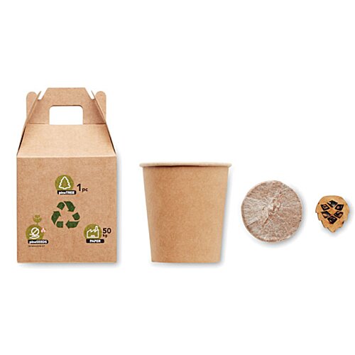 Additional Image 1 - a brown cardboard box and a cup