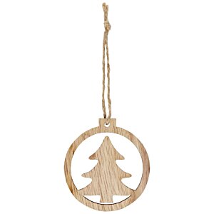 Additional Image 2 - a wooden ornament with a tree in the middle