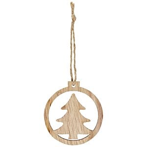 Additional Image 2 - a wooden ornament with a tree in the middle