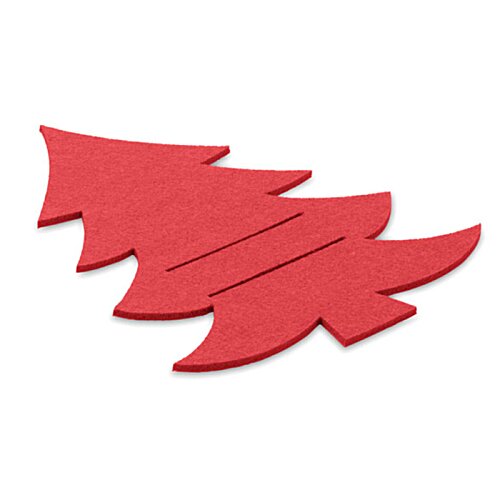 Additional Image 4 - a red christmas tree cutout