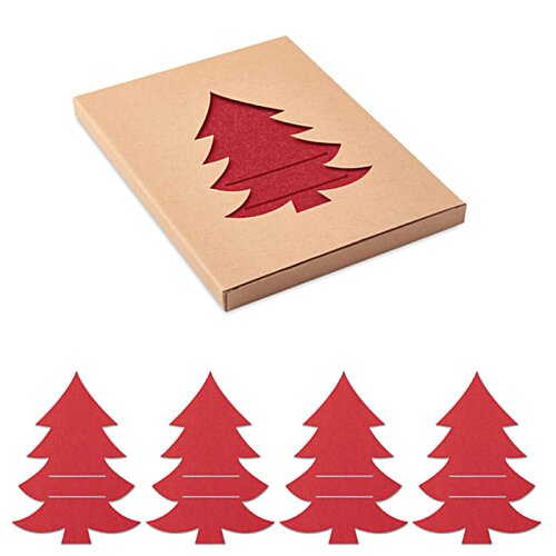 Additional Image 2 - a red tree on a white surface