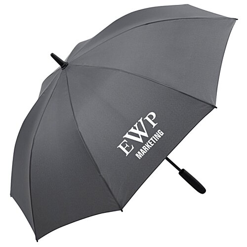 Additional Image 11 - a black umbrella with white text