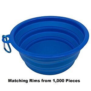 Additional Image 2 - a blue plastic bowl with a handle