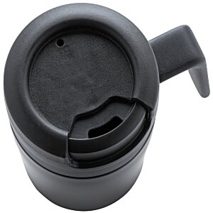 Additional Image 1 - a black coffee mug with a handle