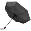 a black umbrella with a handle