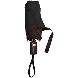 Additional Image 3 - a black umbrella with a strap