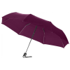 a purple umbrella on a white background