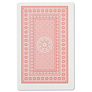 Additional Image 4 - a red rectangular card with a white border
