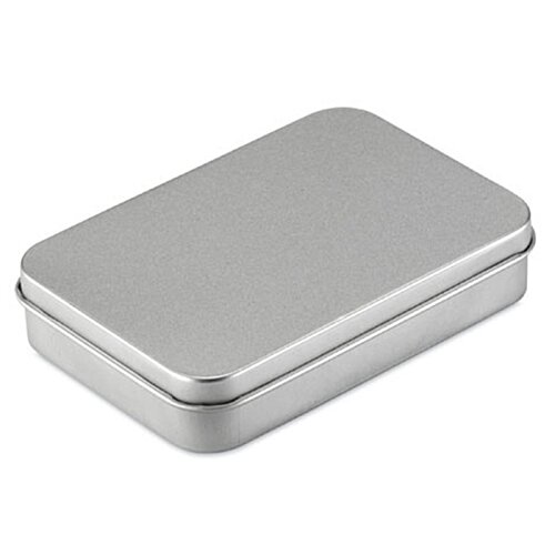 Additional Image 3 - a silver metal box with a lid