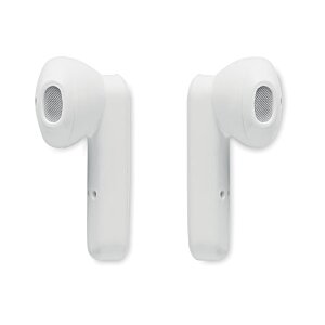 Additional Image 5 - a pair of white earbuds