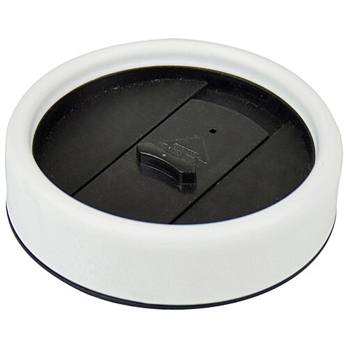 Additional Image 1 - a white round object with a black lid