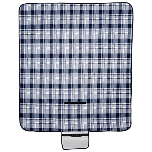 Additional Image 1 - a close-up of a blue and white checkered surface