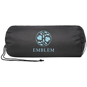 Additional Image 2 - a black bag with a blue logo