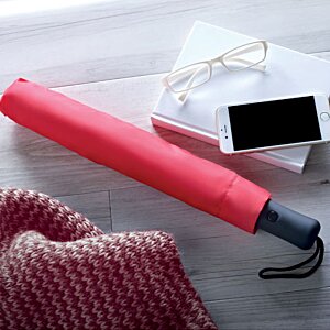 Additional Image 4 - a red umbrella handle and a red bag