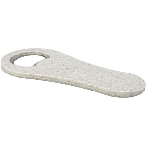 Additional Image 1 - a white bottle opener with a hole